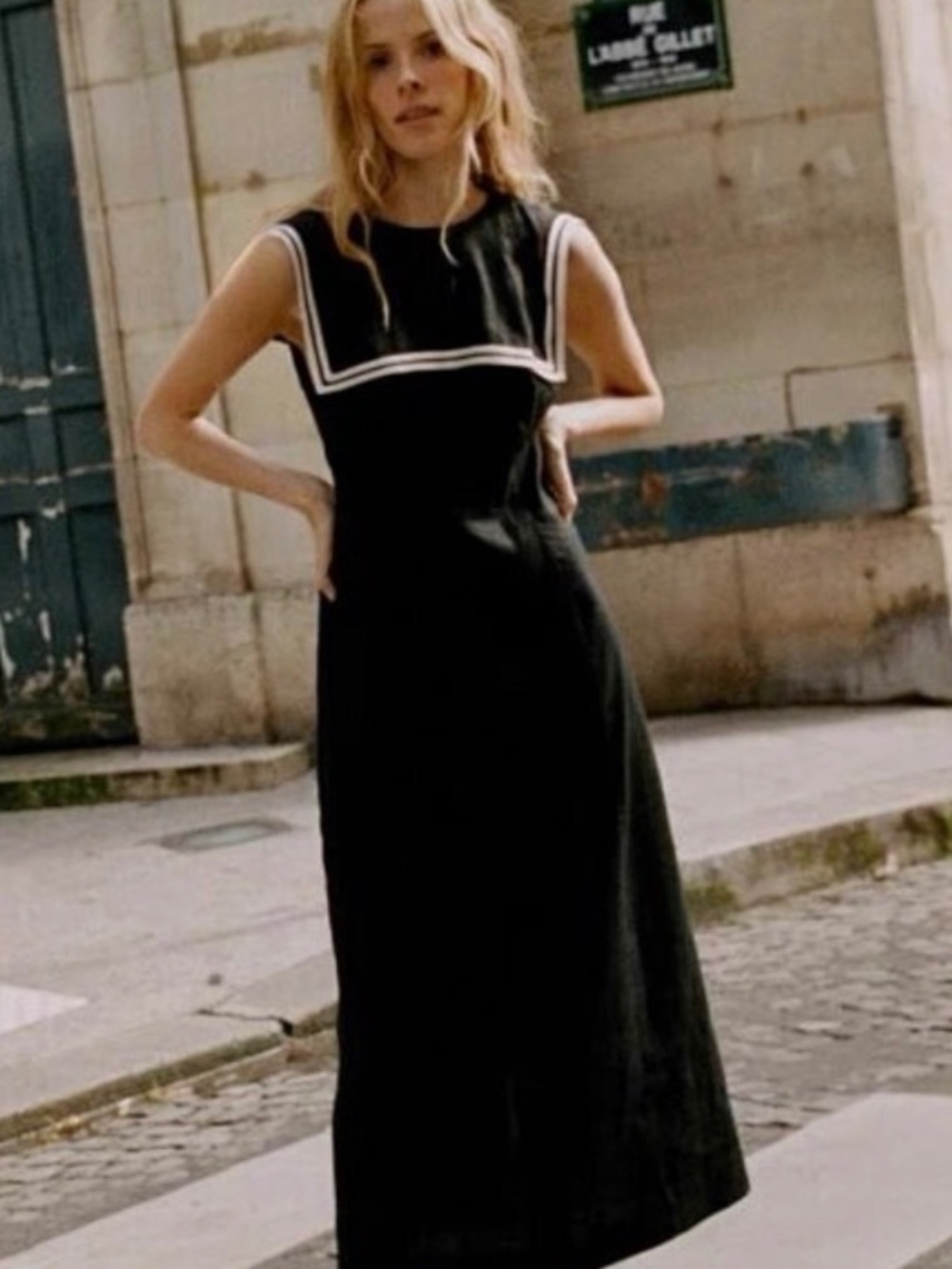 Maxi linen dress